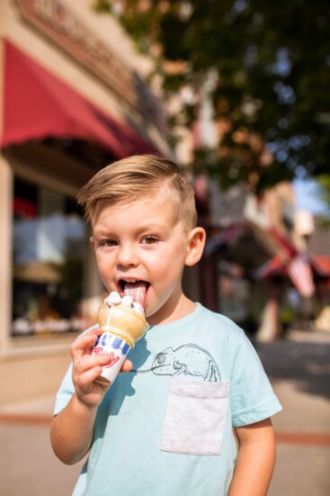 Every great downtown has an ice cream spot! 