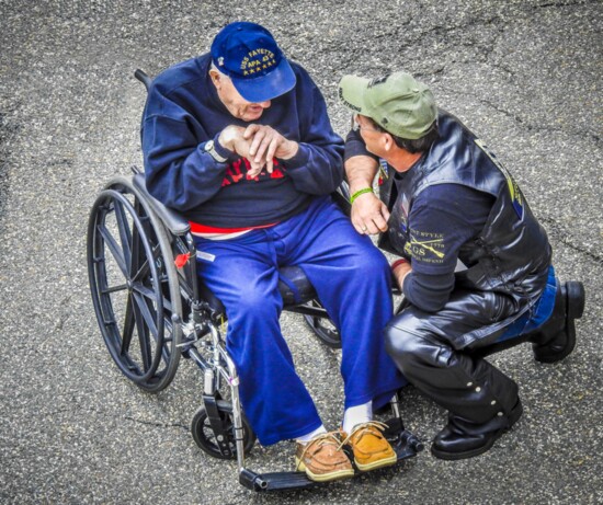 Veterans can get one-on-one help at One Call Away’s events, Photo Credit: Laurie Mickna Hines