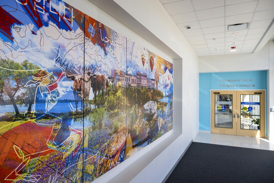 Inside the Austin campus at Texas Children's Hospital.