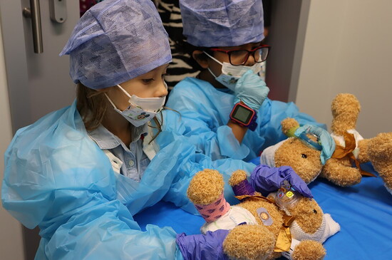 The Teddy Bear Clinic. Image courtesy of Texas Children's Hospital.