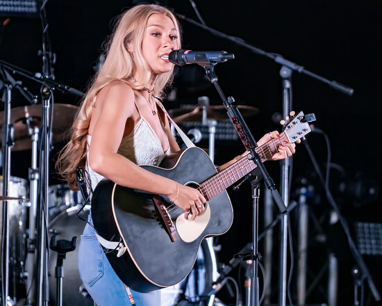 Julia Cole performs during the Hometown Jam.
