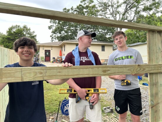 L-R Weston Clark, Sam Erickson, Nate Gilette.