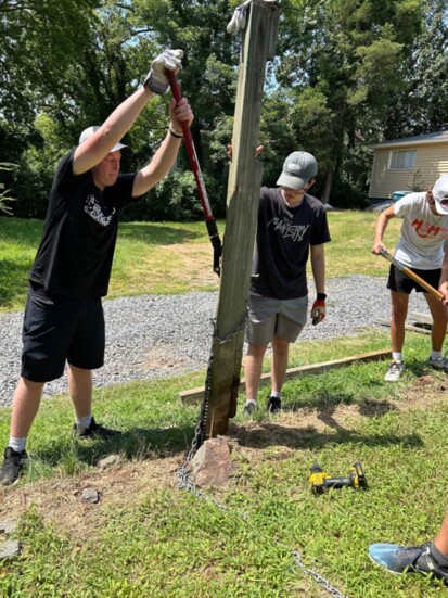 L-R Sam Erickson, Will Walters, Luke Hall.