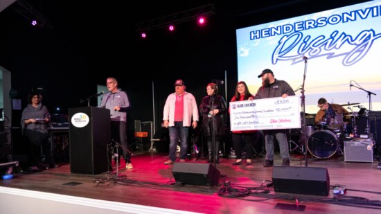 Hendersonville Rising raised over $140,000, including a $10,000 donation from Slim Chickens.