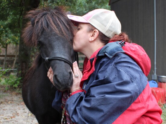 A Veteran Kissing Willie Nelson