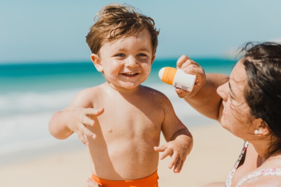 Reapply sunscreen throughout the day.