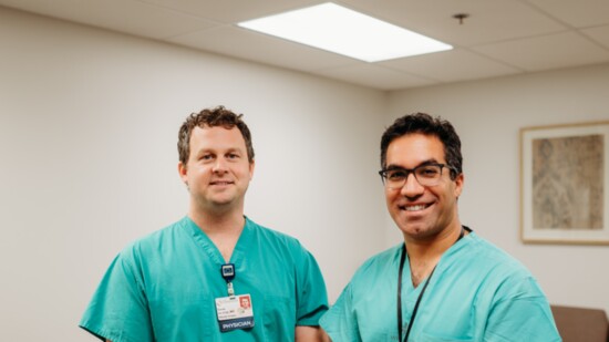 Drs. Derek De Grijs (L) and Sina Iranmanesh