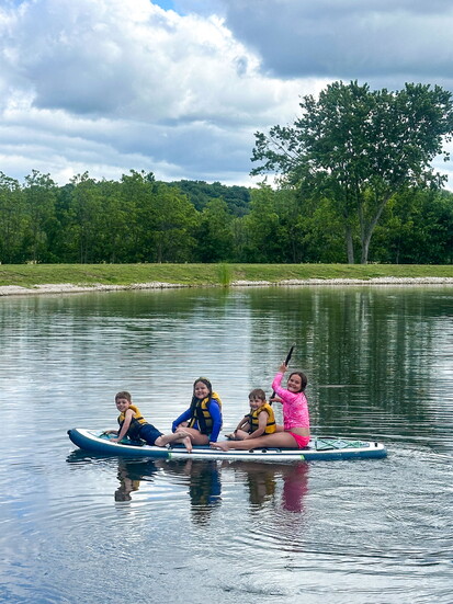 Private lake near Tuscumbia
