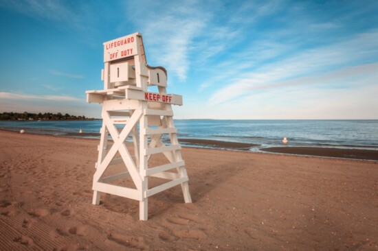 The stillness of South Pine Creek Beach.