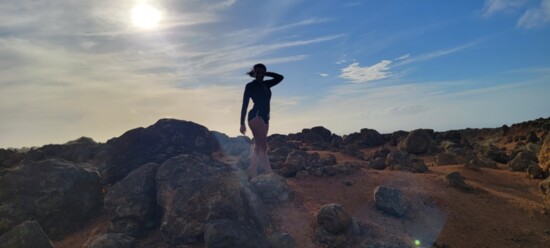 scenic views at Keahiakawelo" Garden of the Gods"