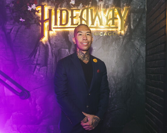 The man running the "Hideaway"