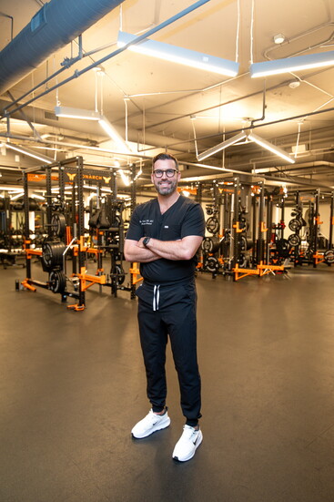 Dr. Ryan Greene at Monarch Athletic Club in Brentwood Photograph by Trish Alison
