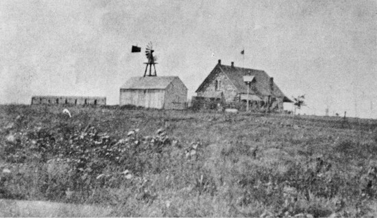 Long's Original Farmhouse. 1890s 