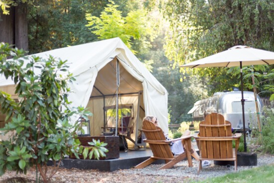 AutoCamp Luxury Tent Exterior - Russian River