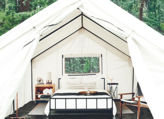 Russian River Luxury Tent Interior