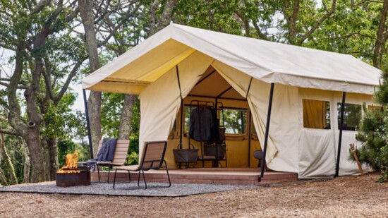 Luxury Tent Exterior - Cape Cod