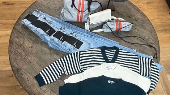 Plenty of Jeans, Bags, Sweaters, and Hats for the Fall
