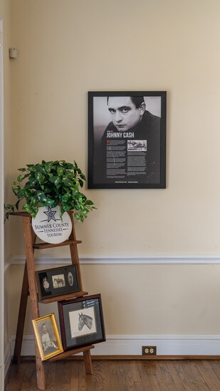 The Comer House is adorned with music and historic memorabilia.