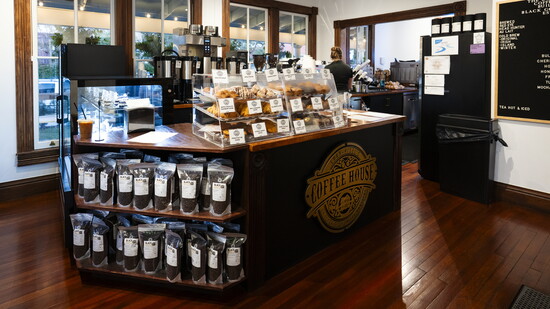 A view inside of Lord-Higel’s Coffee House. (Photo by Brian Glantz/1st Media)