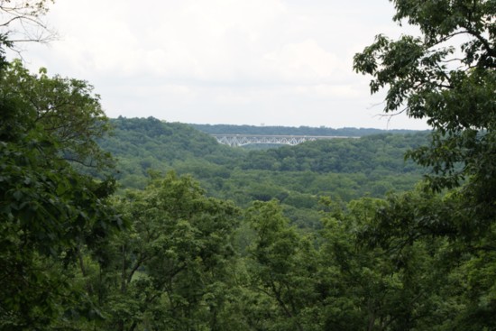 View from the Fort Ancient North Overlook