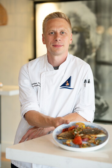Executive Chef Evan Fullerton brings Foxtail’s Mediterranean-inspired menu to life at its new Glenview location.
