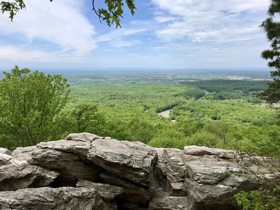 The view from Bears Den in Bluemont.