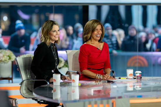 Savannah Guthrie and Hoda. Photo by Nathan Congleton, NBC.