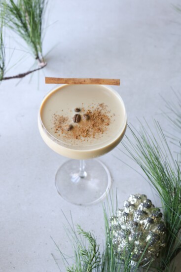 Eggnog Martini