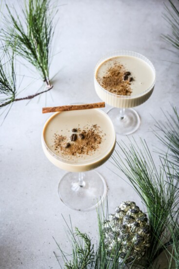 Eggnog Martini