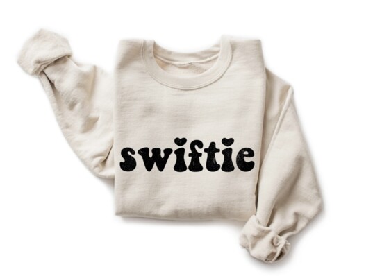 3) Swiftie Sweatshit $58, Kelli & Crew 