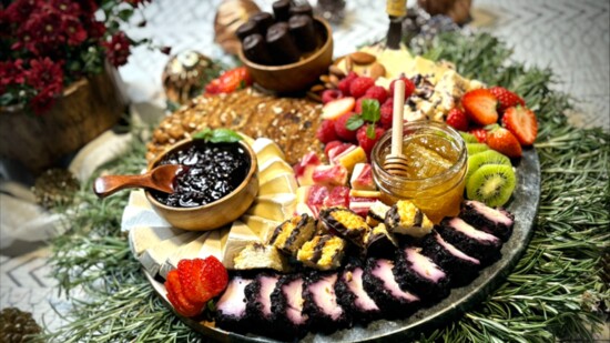 Holiday Cheese and Dessert Board