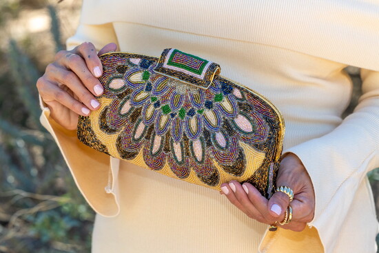 Vintage beaded purse.