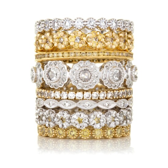 Stack Rings - Select from a variety of Sethi Couture ring stacks or mix and match to create a unique stack for your loved one.