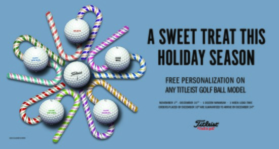 Free personalization on Titleist Golf Ball Packages from the Golf Shop at The Trail Golf Club. ($25 up per dozen)