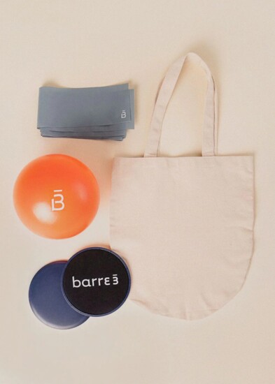 Barre3 Signature Prop Kit for strength and balance. 1056 North Ballas Road, Des Peres. stl@barre3.com