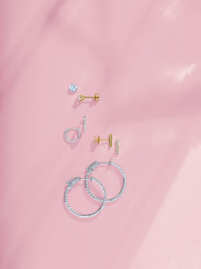 Diamond Studs & In-and-Out Hoops