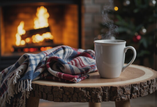 Monogrammed Holiday Blanket