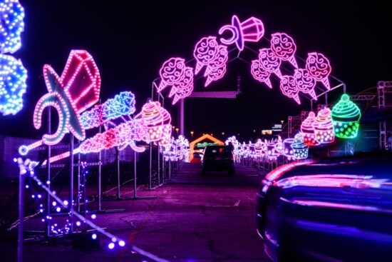 Drive through a sweet whimsical wonderland at World of Illumination