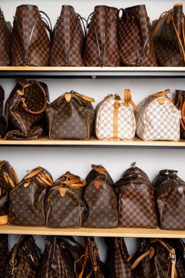 Wall of Louis Vuitton