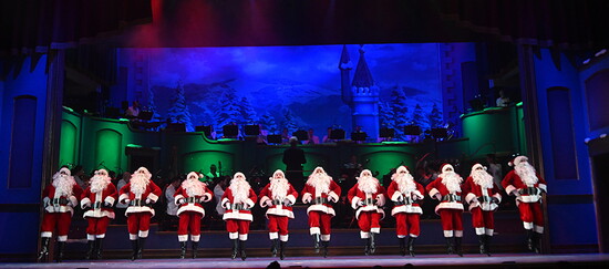 The Dancing Santas/Photo courtesy of The Indianapolis Symphony Orchestra