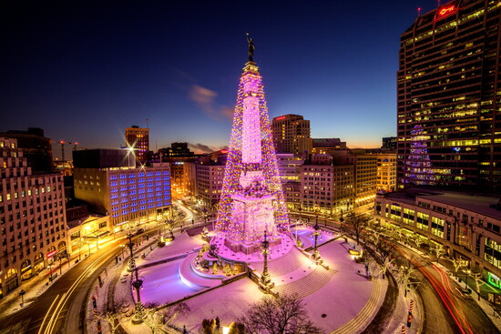 Monument Circle/Photo by Richard Clark