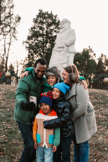 Snap a selfie with a historic statue of Father Christmas at the Santa Claus Museum.