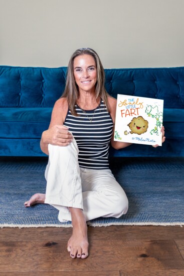 Melea Nieto with her first children's book