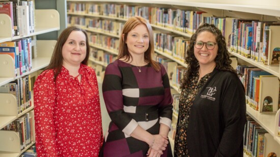 Jenny Hicks, Adult Services; Anne Wachs, Adult Services; Jamie Garcia, Youth Services