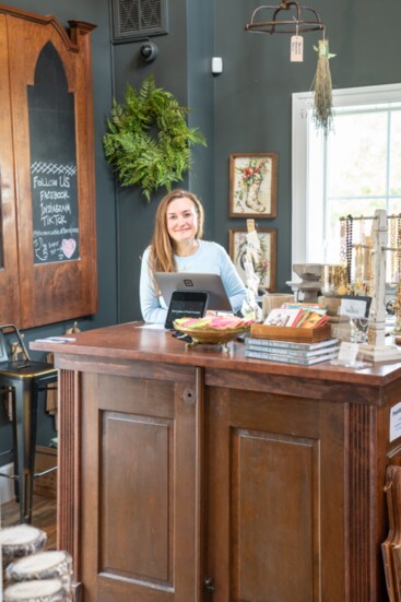 Michelle Davenport, Owner of The Mercantile at Three Crosses