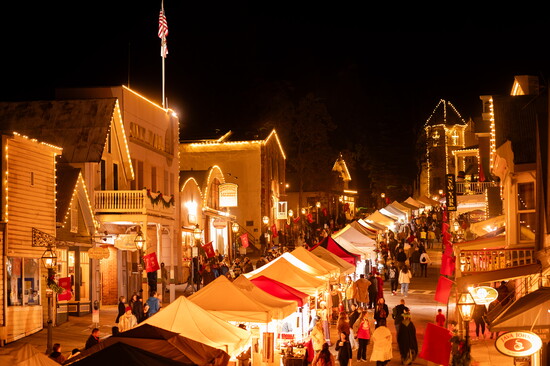 Downtown Nevada City celebrates the holidays with Victorian Christmas. Courtesy Nevada City Chamber of Commerce