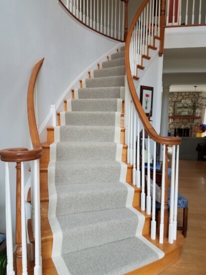 Holland Floor Covering also provides stair runners. 