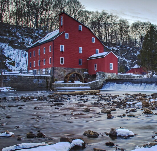 Winter Village at Red Mill Museum
