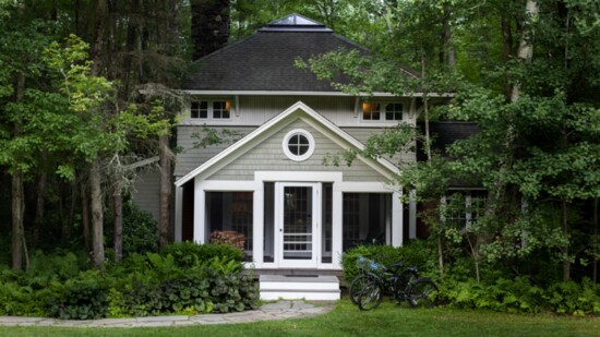 The exterior of the Library Cottage