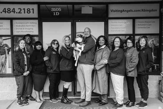 Members of the Visiting Angels team. Photo Credit: Kerry Dietz. 